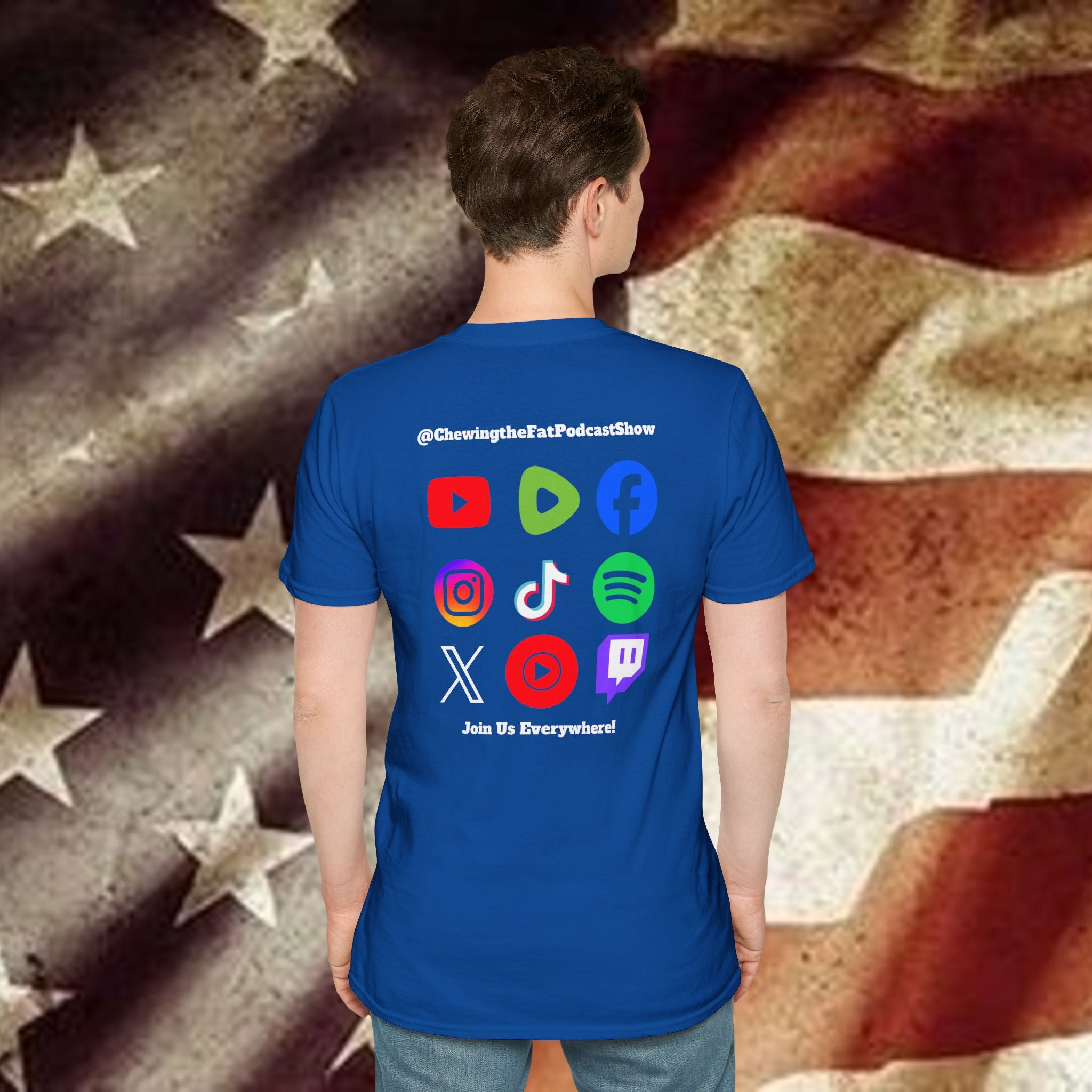 Podcast QR T‑Shirt — Red Heart Quote "They Fear Love"