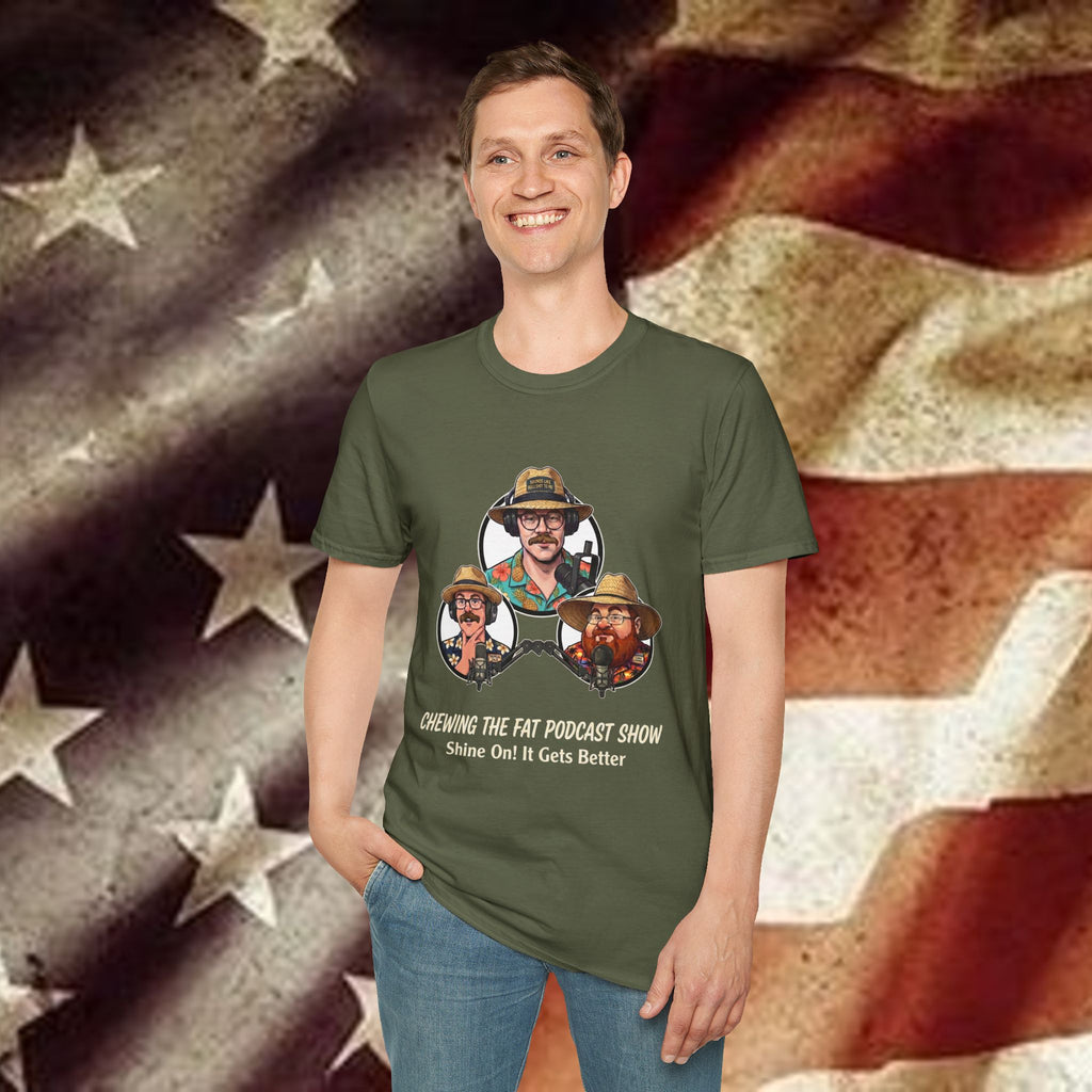 “Shine On! It Gets Better” Podcast Tee