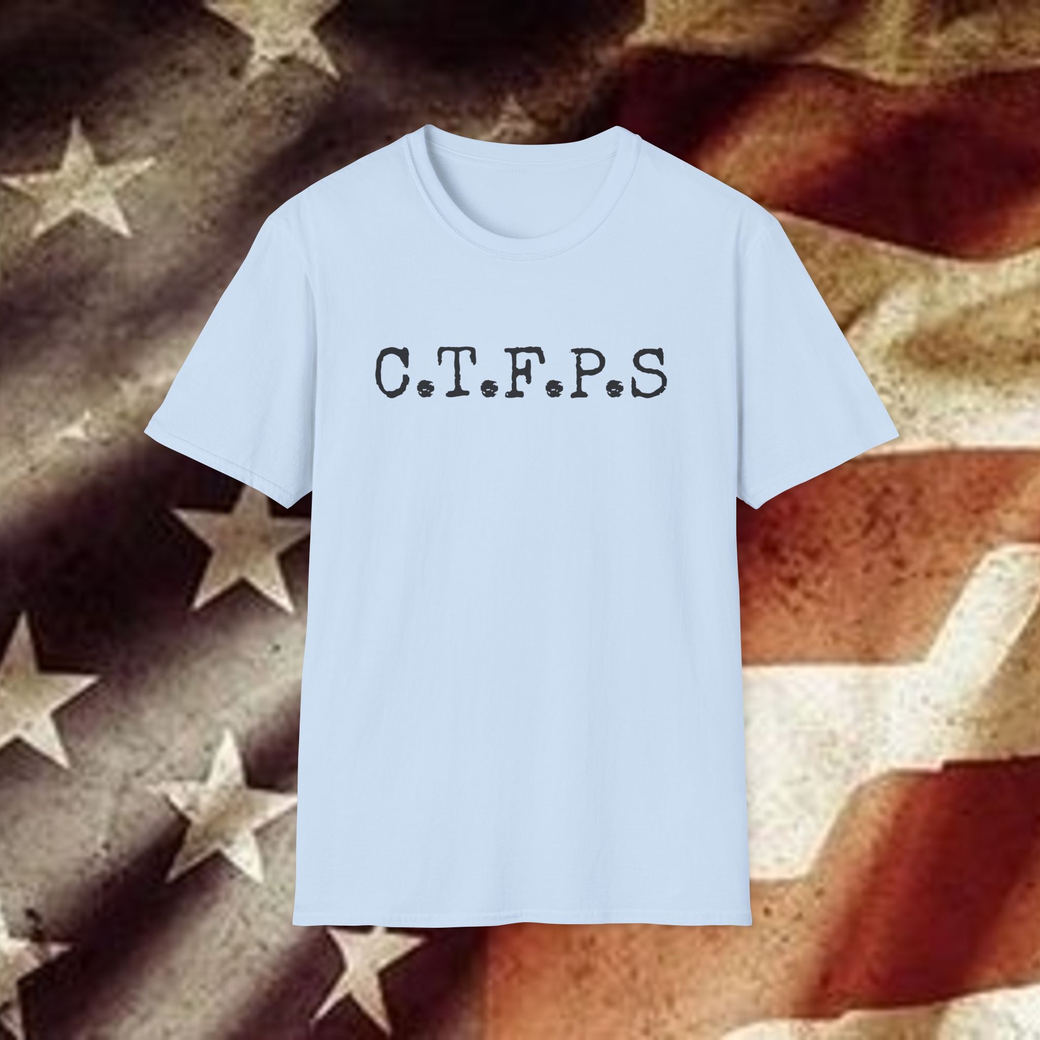 T-Shirt — C.T.F.P.S. "Chewing the Fat" Vintage Podcast Logo