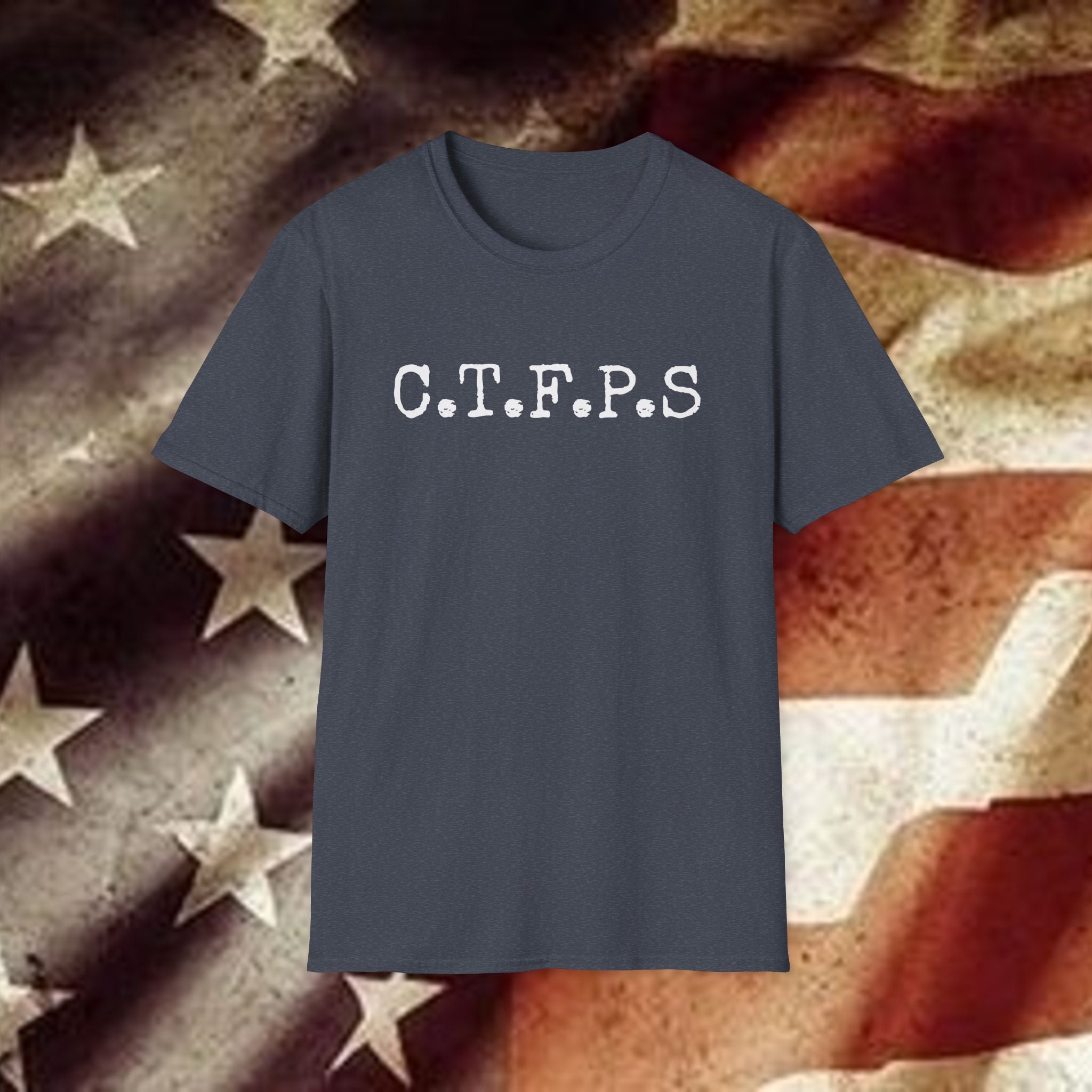 T-Shirt — C.T.F.P.S. "Chewing the Fat" Vintage Podcast Logo