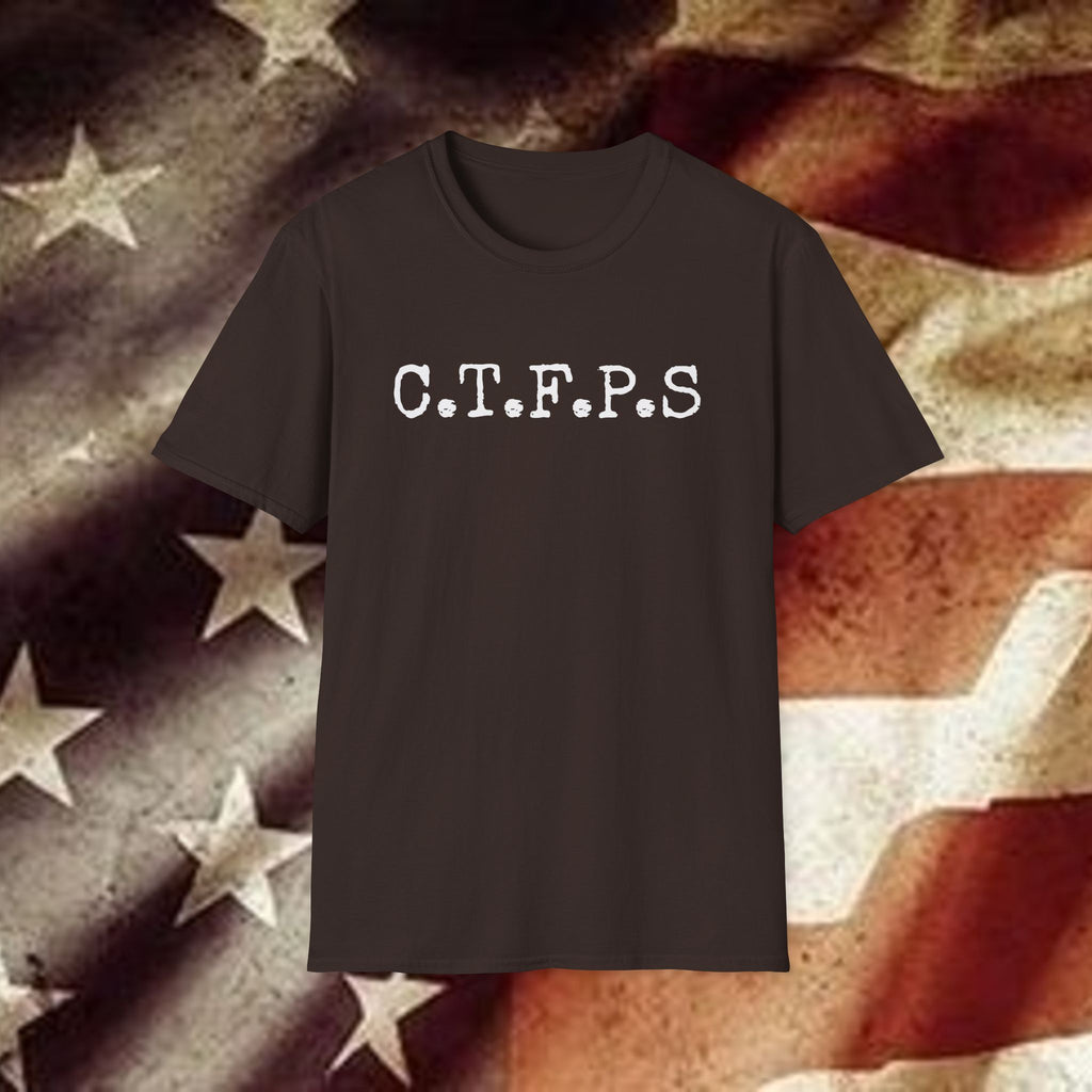 T-Shirt — C.T.F.P.S. "Chewing the Fat" Vintage Podcast Logo