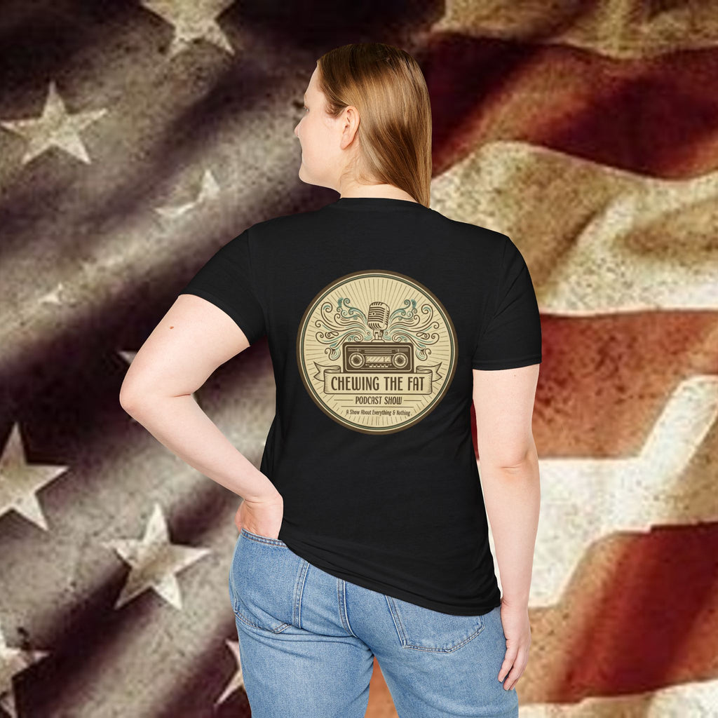 T-Shirt — C.T.F.P.S. "Chewing the Fat" Vintage Podcast Logo