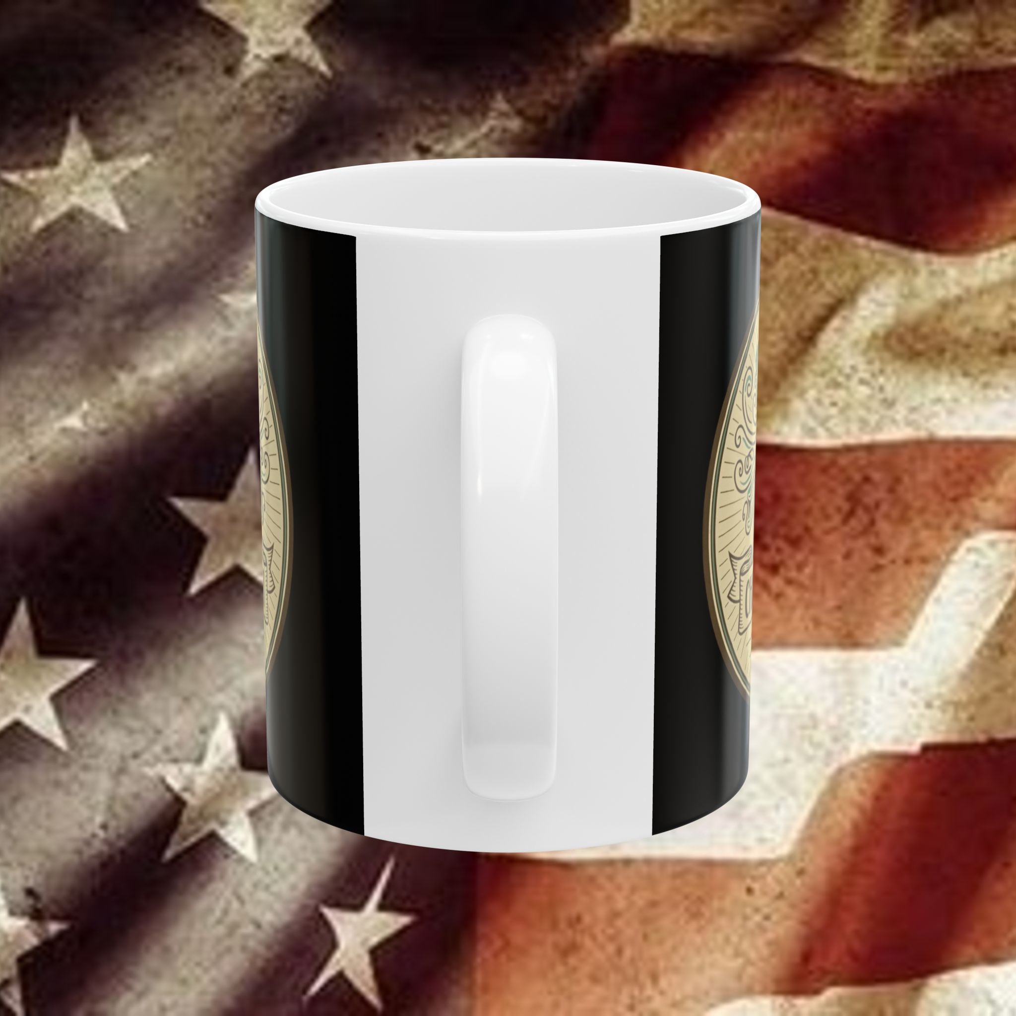 Ceramic Mug — Chewing the Fat Logo Coffee Cup (11oz & 15oz)