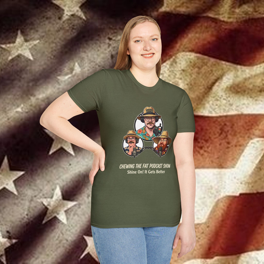 “Shine On! It Gets Better” Podcast Tee