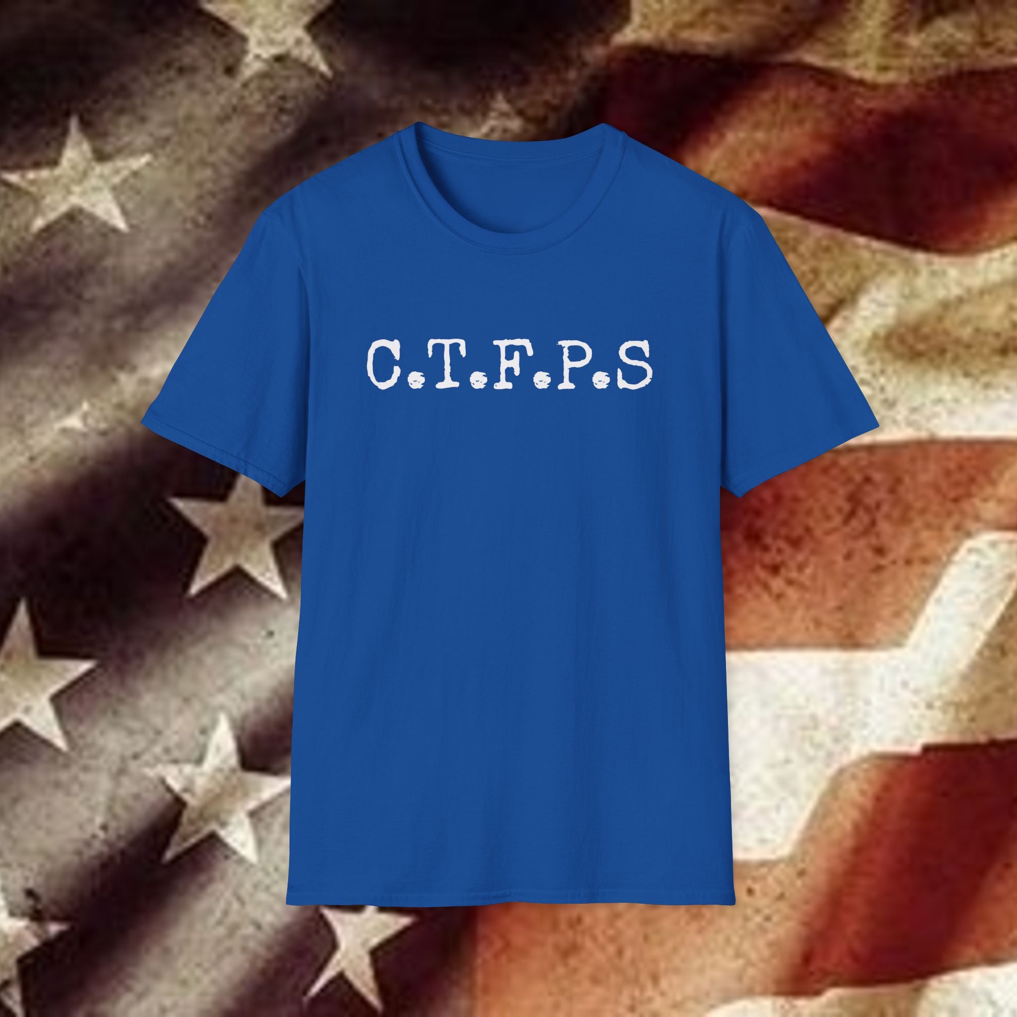 T-Shirt — C.T.F.P.S. "Chewing the Fat" Vintage Podcast Logo