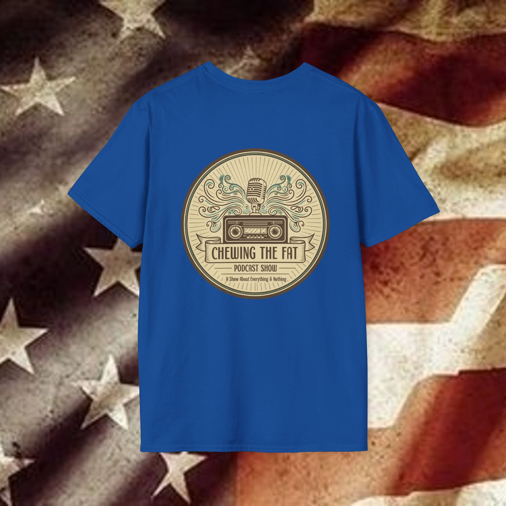 T-Shirt — C.T.F.P.S. "Chewing the Fat" Vintage Podcast Logo