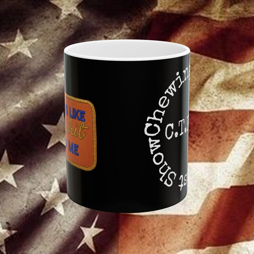 Sounds like B.S. Chewing the Fat Coffee Cup