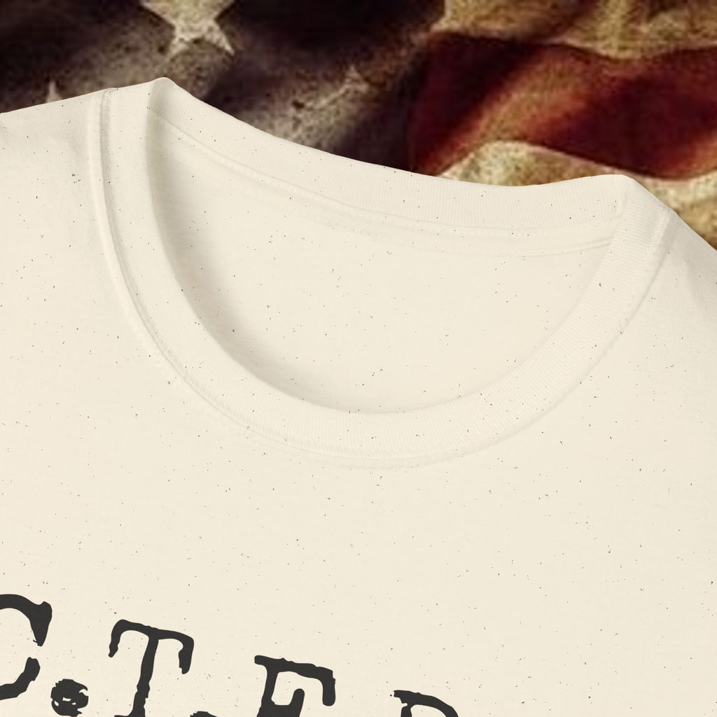 T-Shirt — C.T.F.P.S. "Chewing the Fat" Vintage Podcast Logo