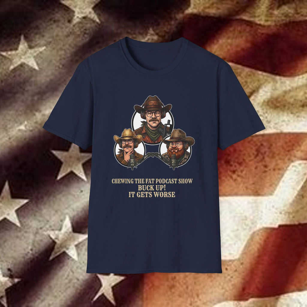 "Buck Up It Gets Worse" Vintage Western Tee