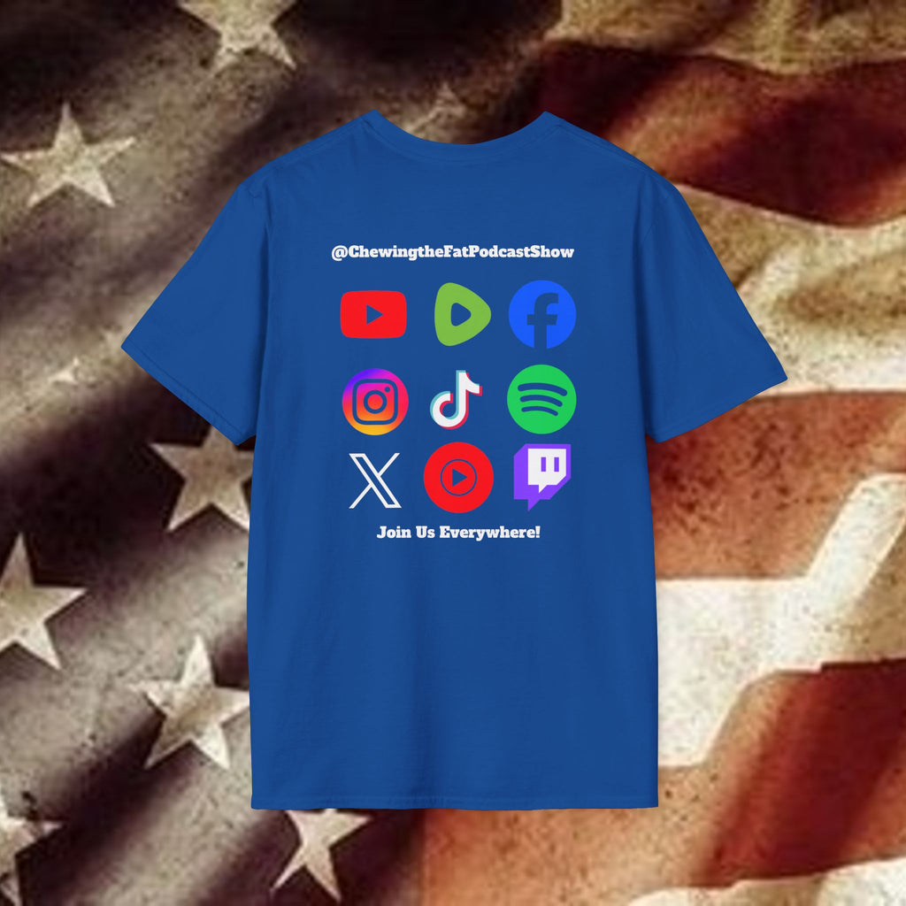 Podcast QR T‑Shirt — Red Heart Quote "They Fear Love"