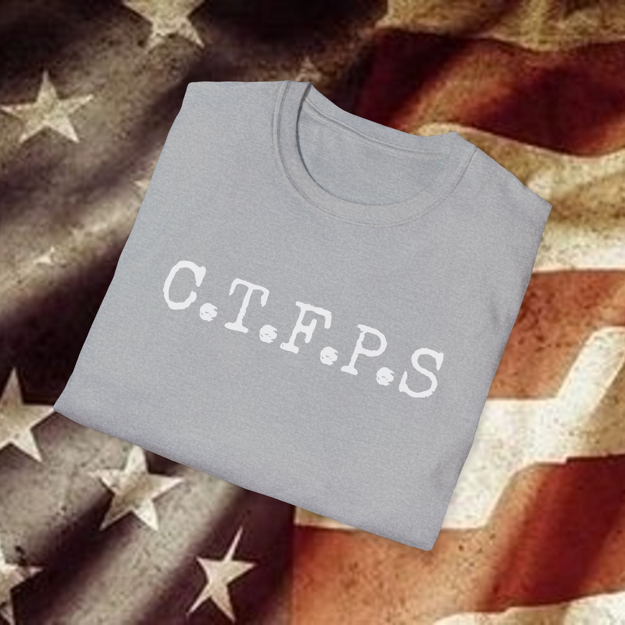 T-Shirt — C.T.F.P.S. "Chewing the Fat" Vintage Podcast Logo